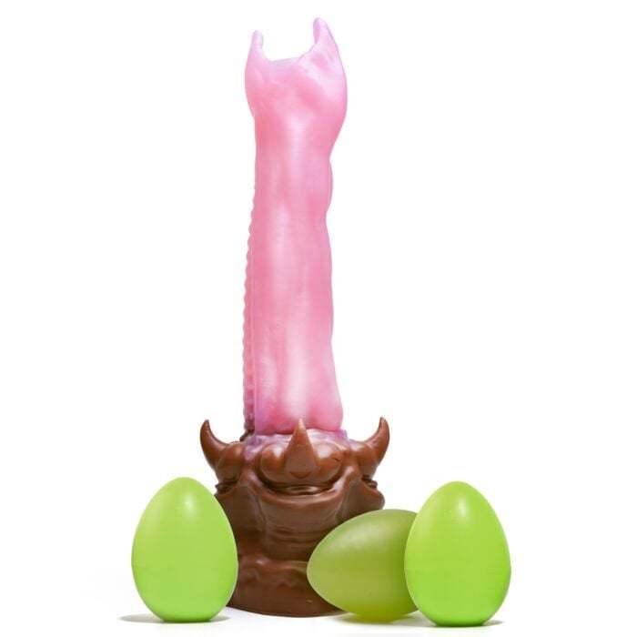Sinnovator Spore Platinum Silicone Ovipositor Dildo with 3 x Sinnovator Eggs (Small) | UberKinky